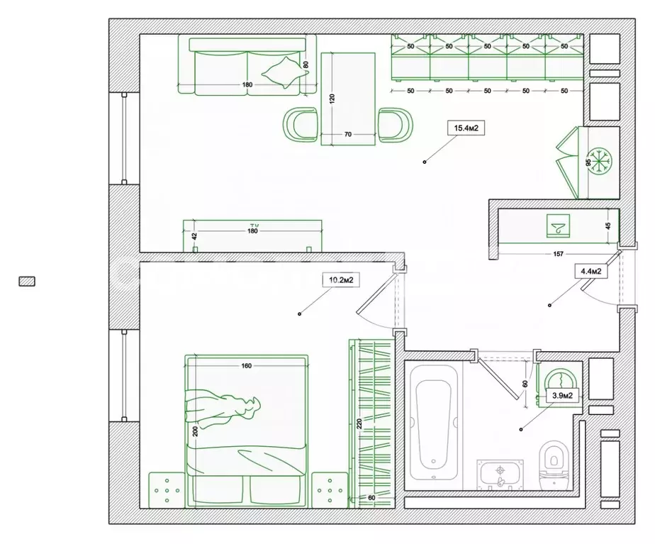 2-к кв. Московская область, Одинцовский городской округ, с. Лайково, ... - Фото 2