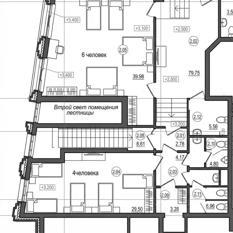 Помещение свободного назначения в Башкортостан, Уфа ул. Бехтерева, 1/1 ... - Фото 2