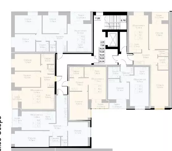 2-к кв. Татарстан, Альметьевск  (74.0 м) - Фото 2