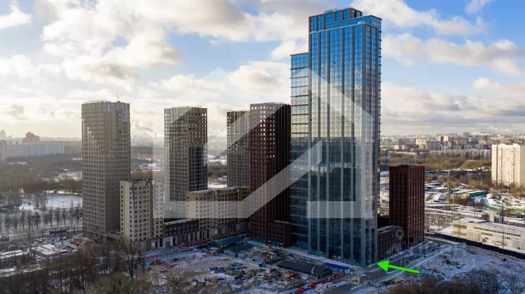 Торговая площадь в Москва Вейв жилой комплекс, 3 (43 м) - Фото 1