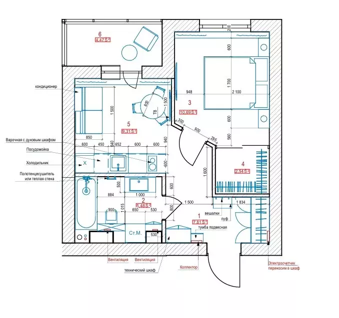 1-комнатная квартира: Иркутск, улица Юрия Левитанского, 12/1 (40 м) - Фото 1