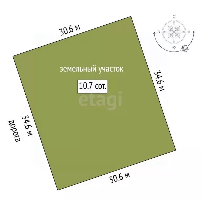 Участок в Тюменская область, Тюменский район, Архип садовое общество  ... - Фото 0