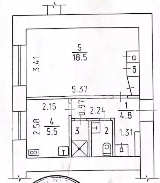 1-к кв. Удмуртия, Ижевск ул. Карла Маркса, 316 (33.3 м) - Фото 0