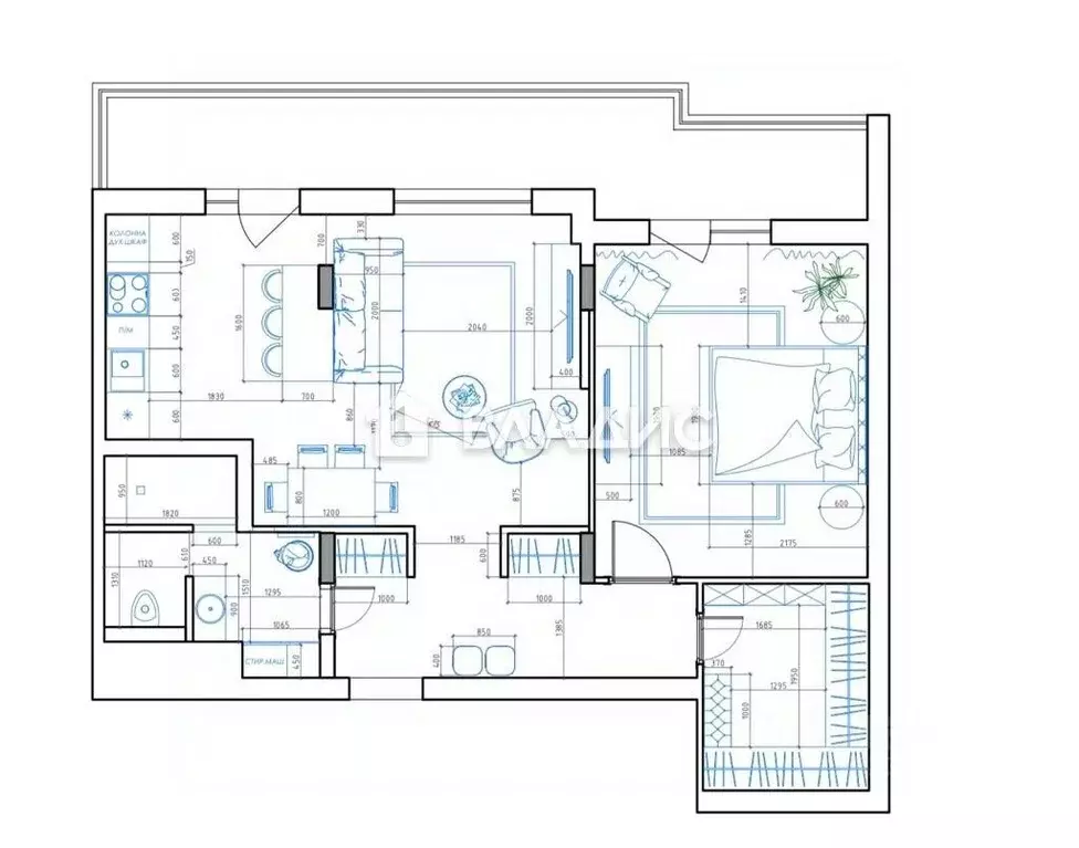 2-к кв. Московская область, Красногорск городской округ, д. Глухово ... - Фото 2
