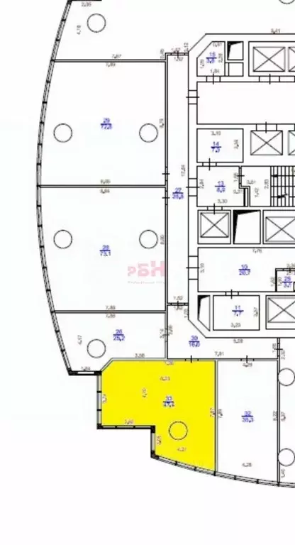 Офис в Свердловская область, Екатеринбург ул. Малышева, 51 (47 м) - Фото 2