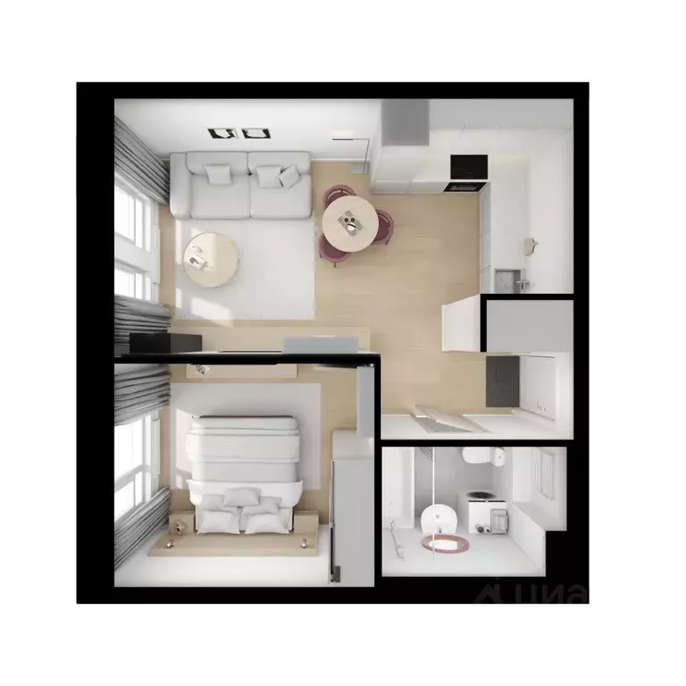 1-к кв. Московская область, Мытищи Ярославский квартал жилой комплекс, ... - Фото 1