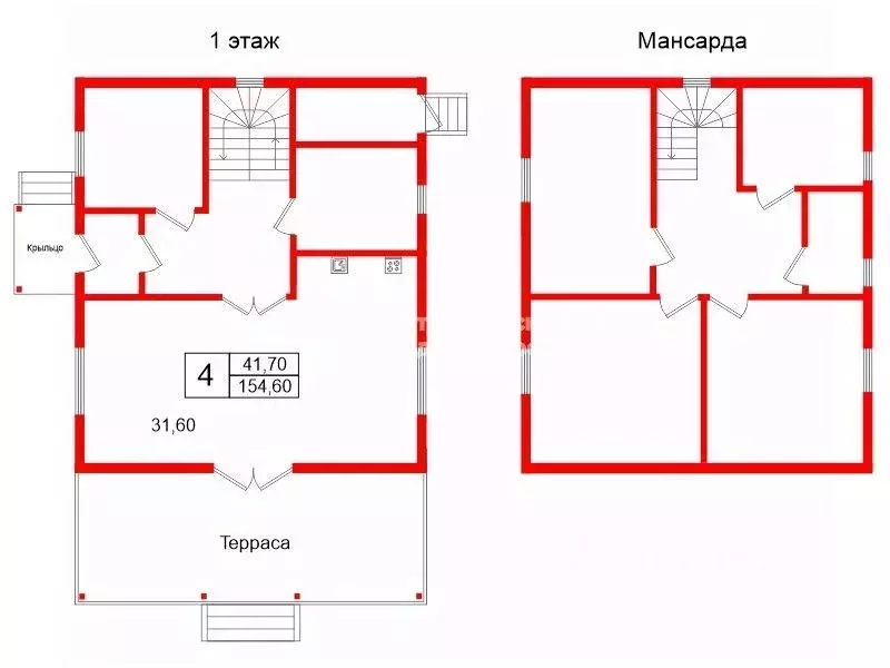Дом в Ленинградская область, Всеволожский район, Куйвозовское с/пос, ... - Фото 2