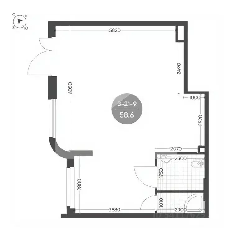 Помещение свободного назначения в Москва 3-я оч., Шагал жилой ... - Фото 2