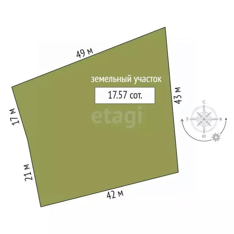 Участок в Брянская область, Дятьково ул. Красная Роза (17.5 сот.) - Фото 2