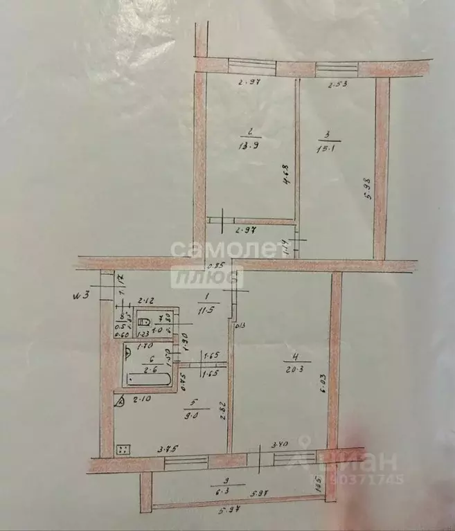 3-к кв. Чувашия, Мариинский Посад ул. Лескова, 3 (80.2 м) - Фото 2