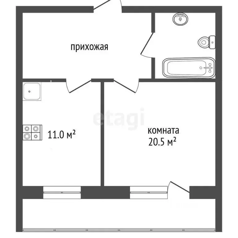 1-к кв. Ярославская область, Ярославль ул. Радищева, 4к2 (43.1 м) - Фото 1