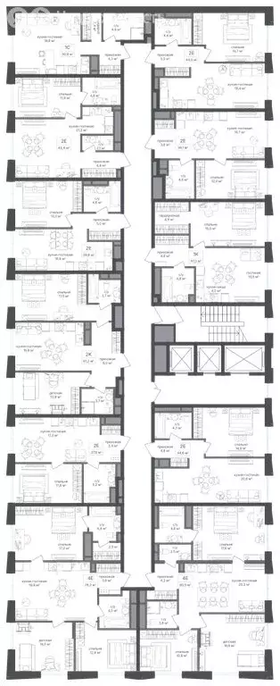 3-комнатная квартира: Москва, 1-й Кирпичный переулок, 15А (79.9 м) - Фото 2