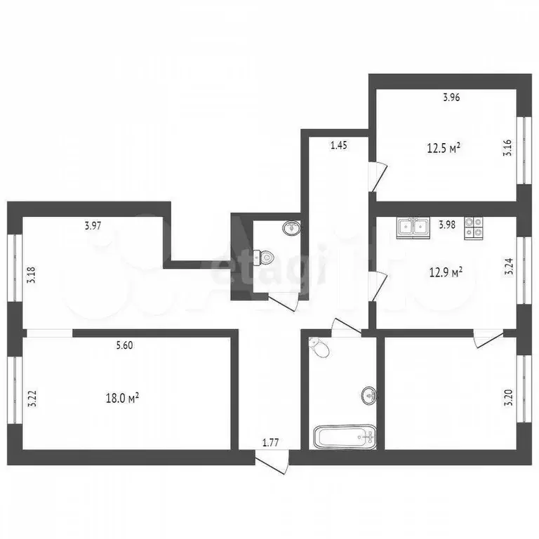 Продам офисное помещение, 94.1 м - Фото 0