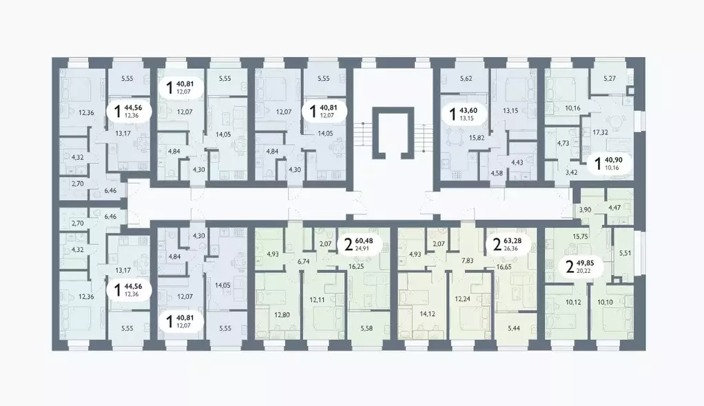 2-к кв. Брянская область, Брянский район, пос. Мичуринский, ... - Фото 1