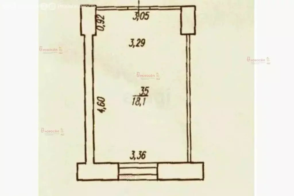 Квартира-студия: Екатеринбург, Педагогическая улица, 8 (18 м) - Фото 1