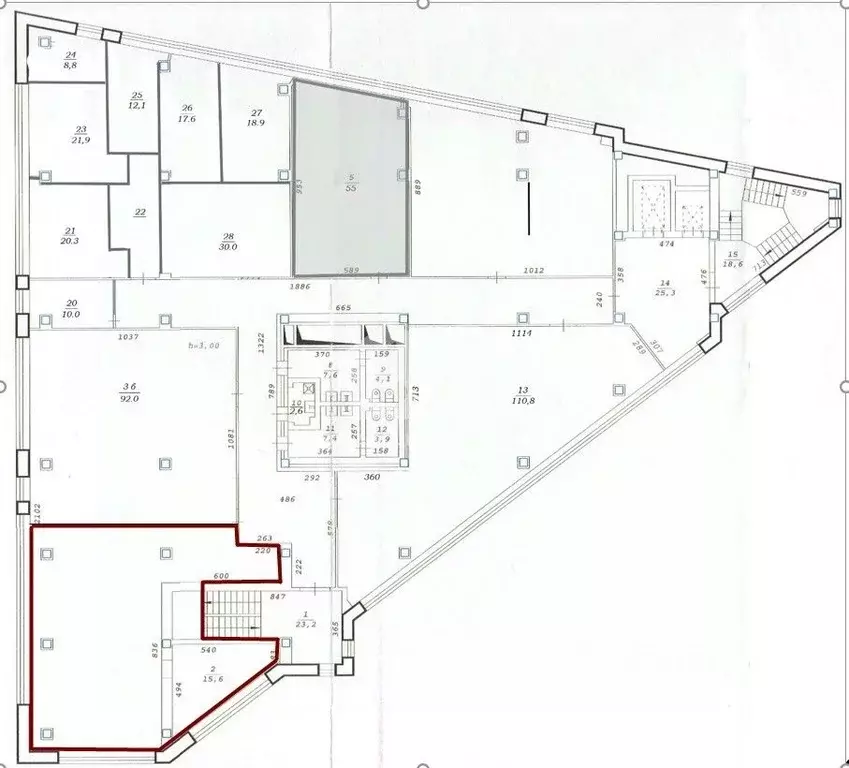 Офис в Новосибирская область, Новосибирск ул. Орджоникидзе, 38 (115 м) - Фото 2