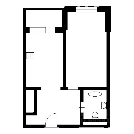 1-к кв. Москва Автозаводская ул., 23Бк2 (43.4 м) - Фото 2