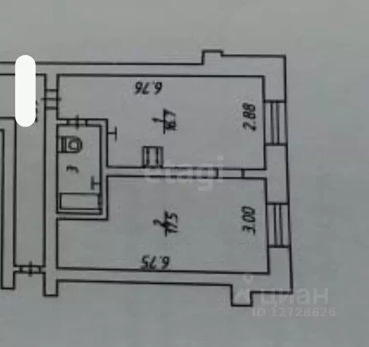 1-к кв. Калужская область, Калуга ул. Никитина, 81 (39.4 м) - Фото 2