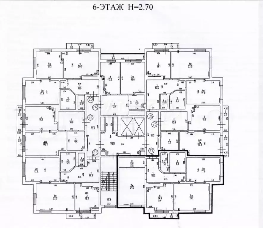 3-к. квартира, 103 м, 6/12 эт. - Фото 0