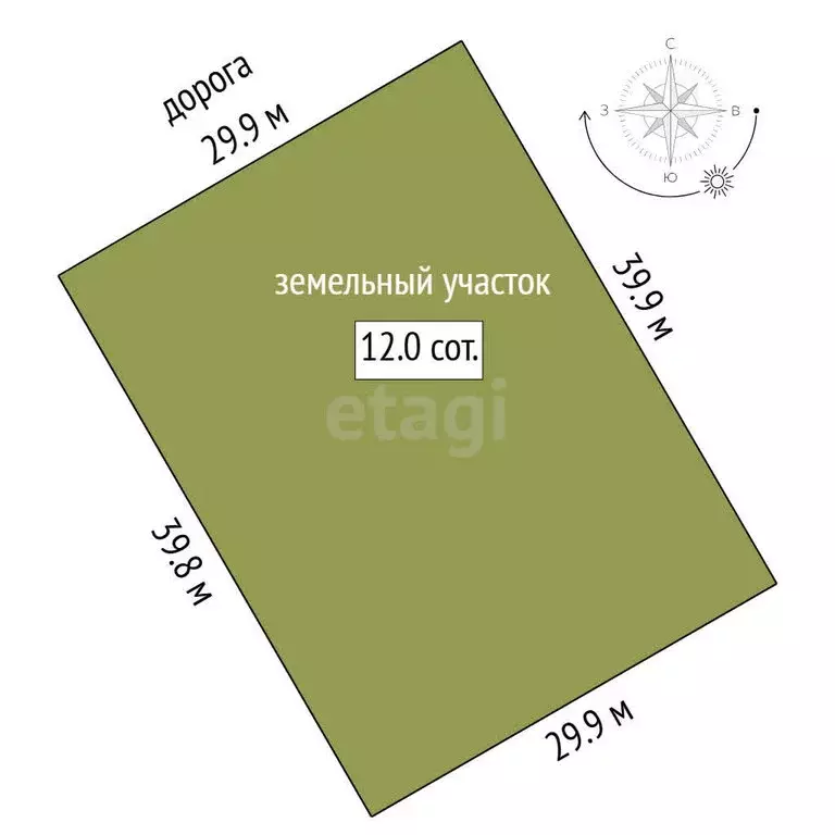 Участок в село Дубровное, улица Матина (12 м) - Фото 1