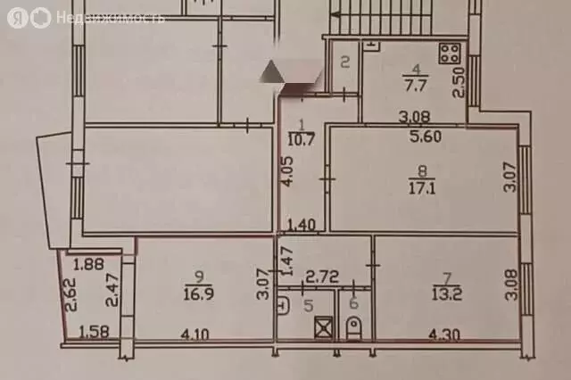 3-комнатная квартира: Орёл, набережная Дубровинского, 96 (71 м) - Фото 0