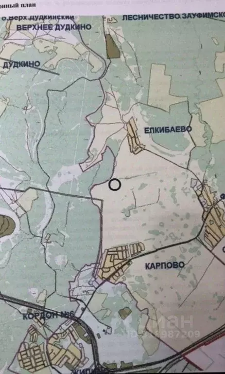 Участок в Башкортостан, Уфа городской округ, д. Елкибаево  (13.22 ... - Фото 2