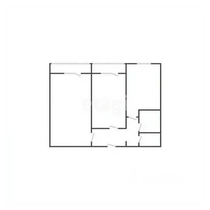 2-к кв. Курская область, Курск ул. Энгельса, 115/4 (70.0 м) - Фото 1