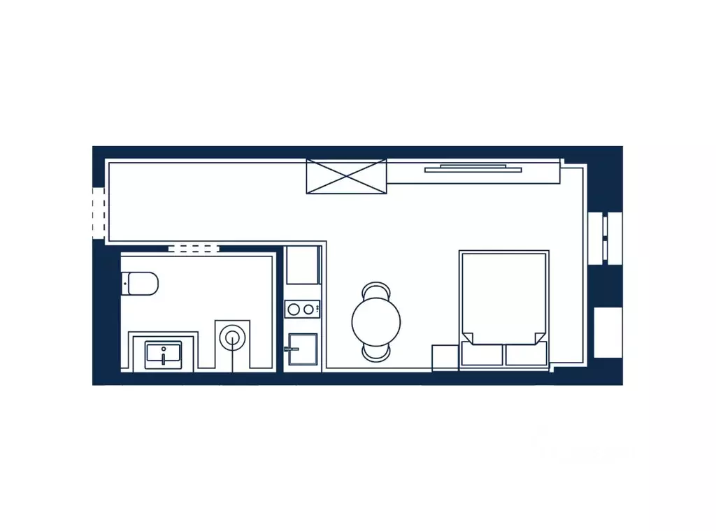 1-к кв. Краснодарский край, Сочи Адлер жилрайон, Курортный Городок ... - Фото 1