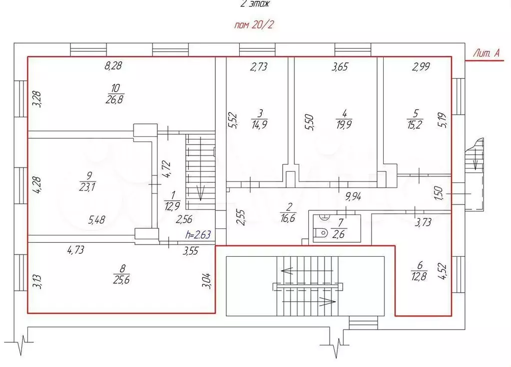 Офис, 190.5 м - Фото 1