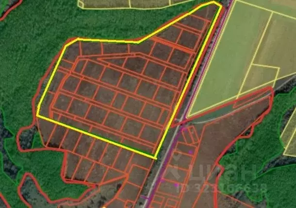 Участок в Калужская область, Козельский муниципальный округ, Бурнашево ... - Фото 1