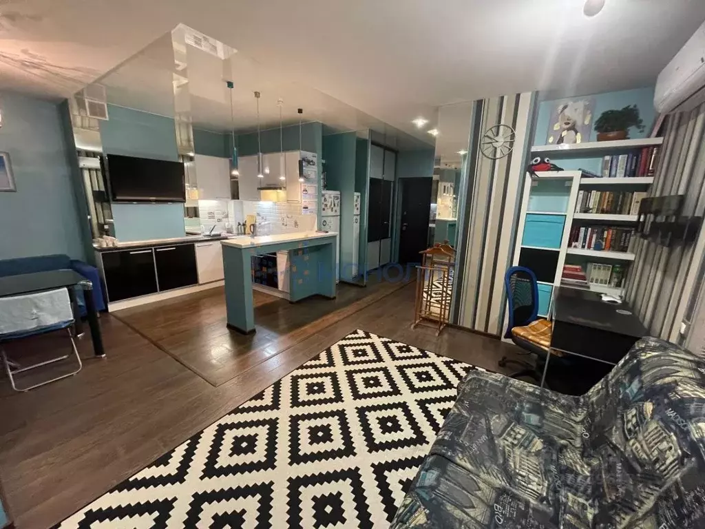 1-к кв. Нижегородская область, Нижний Новгород ул. Родионова, 192к5 ... - Фото 2