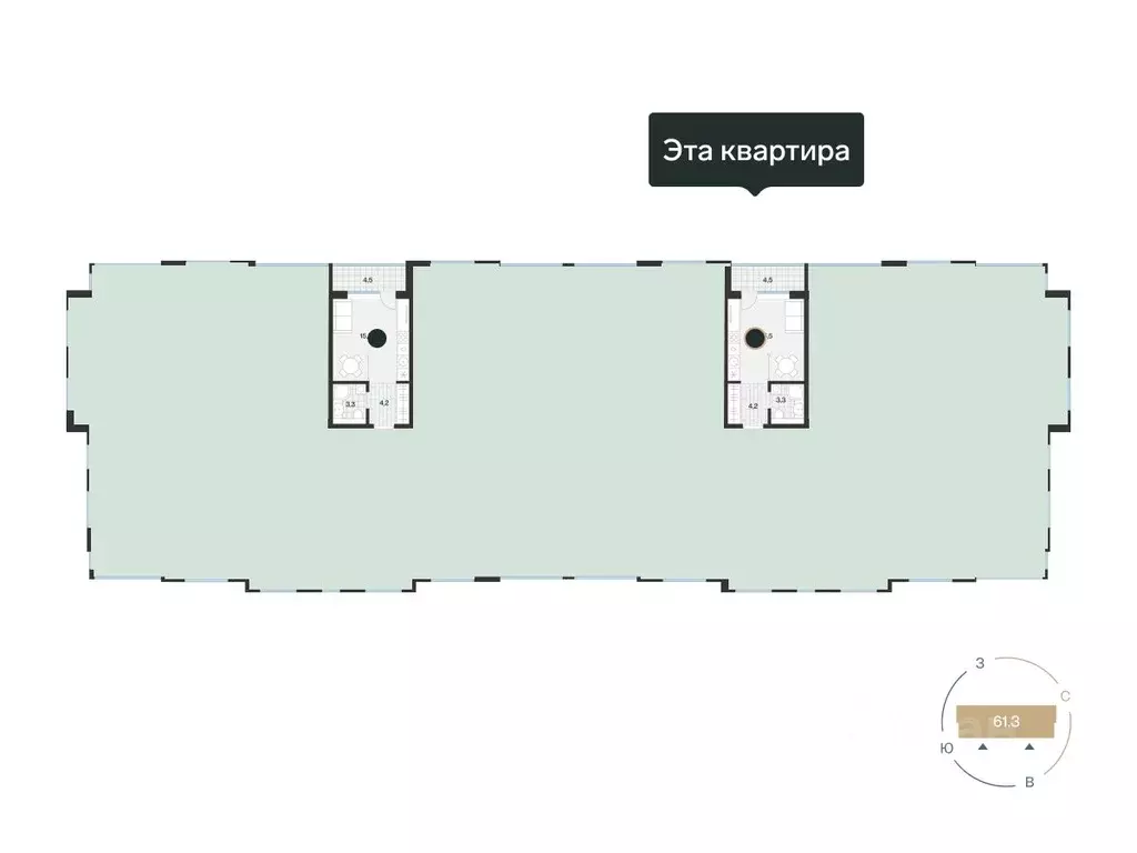 1-к кв. Тюменская область, Тюмень ул. Игоря Комиссарова, 8 (25.24 м) - Фото 1