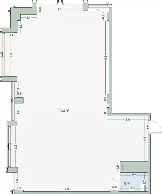 Офис (156.8 м) - Фото 0