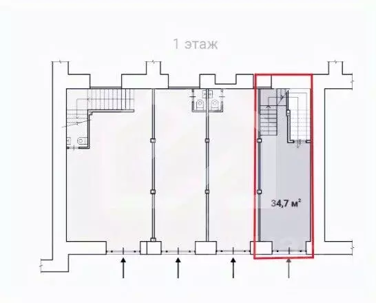 Помещение свободного назначения в Москва ул. Кузнецкий Мост, 22с4 (119 ... - Фото 2