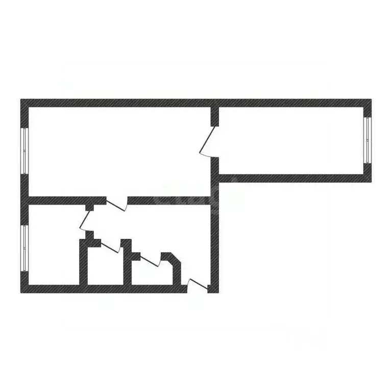 2-к кв. Белгородская область, Борисовка рп пер. Крупской, 2 (43.1 м) - Фото 2