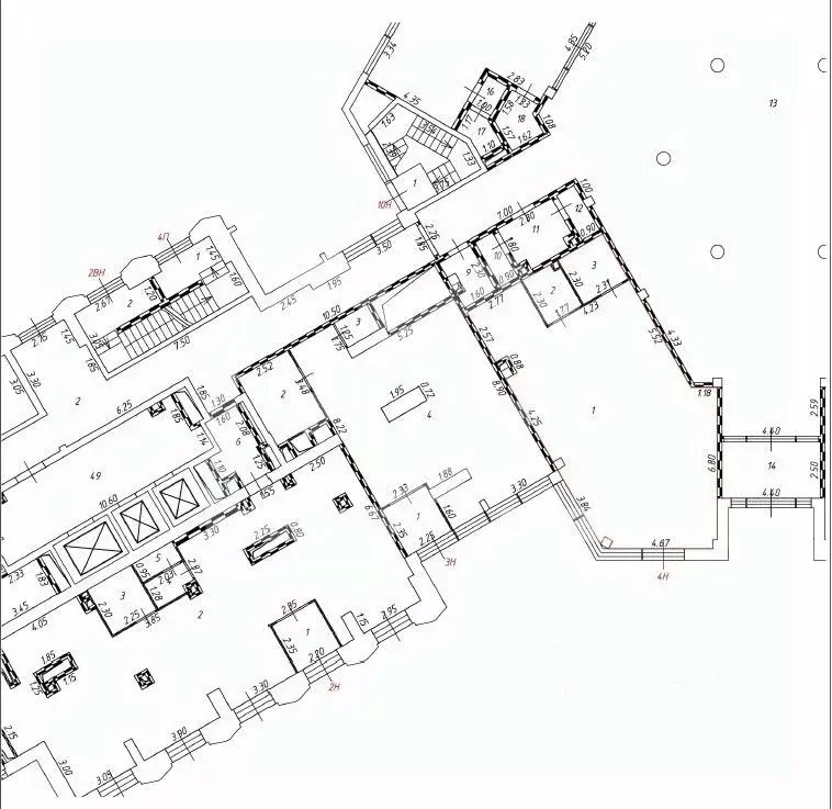 Помещение свободного назначения в Москва ул. Вильгельма Пика, 3Ас1 (91 ... - Фото 2