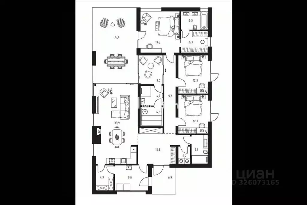 Коттедж в Тверская область, Калининский муниципальный округ, Порт Эмм ... - Фото 2