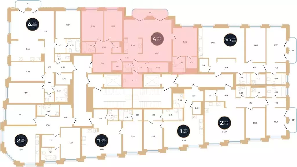 4-комнатная квартира: Уфа, улица Рихарда Зорге, 73 (139.99 м) - Фото 1