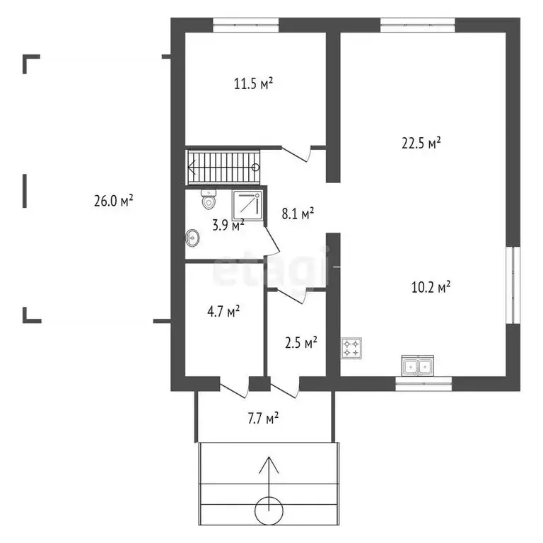 Дом в Колтушское городское поселение, СНТ Вирки-2 (180 м) - Фото 1