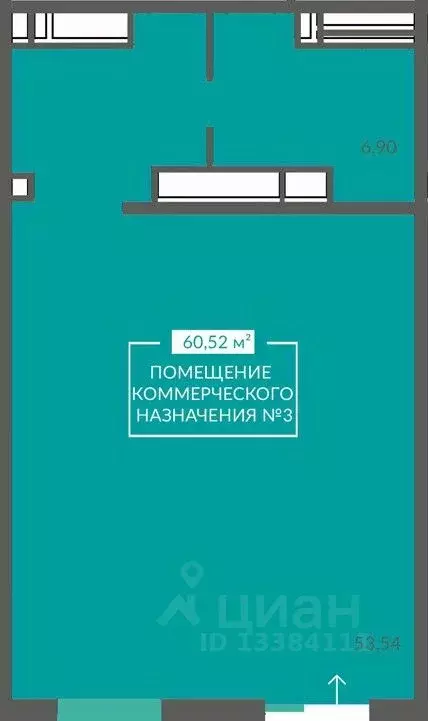 Помещение свободного назначения в Севастополь ш. Балаклавское, 1 (61 ... - Фото 0