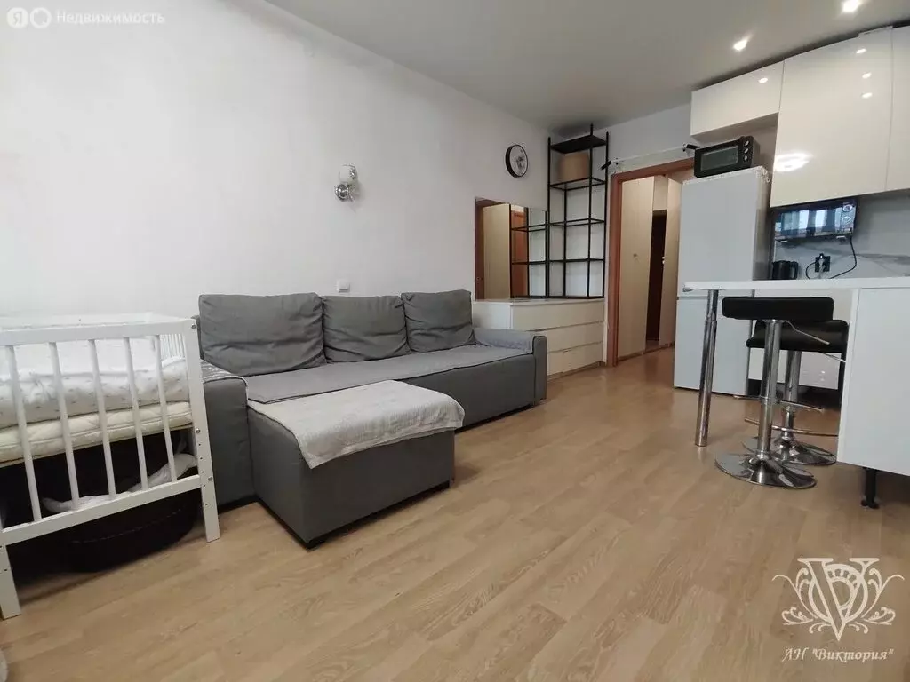 Квартира-студия: Ухта, набережная Газовиков, 5 (29 м) - Фото 0
