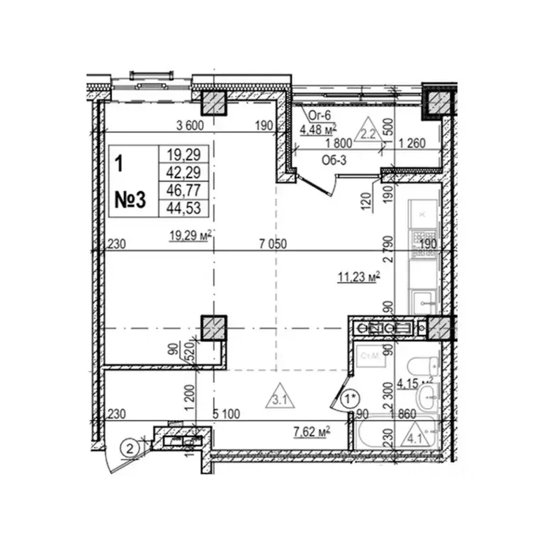 1-к кв. Приморский край, Уссурийск Семь Ветров мкр, Уссури Парк жилой ... - Фото 1