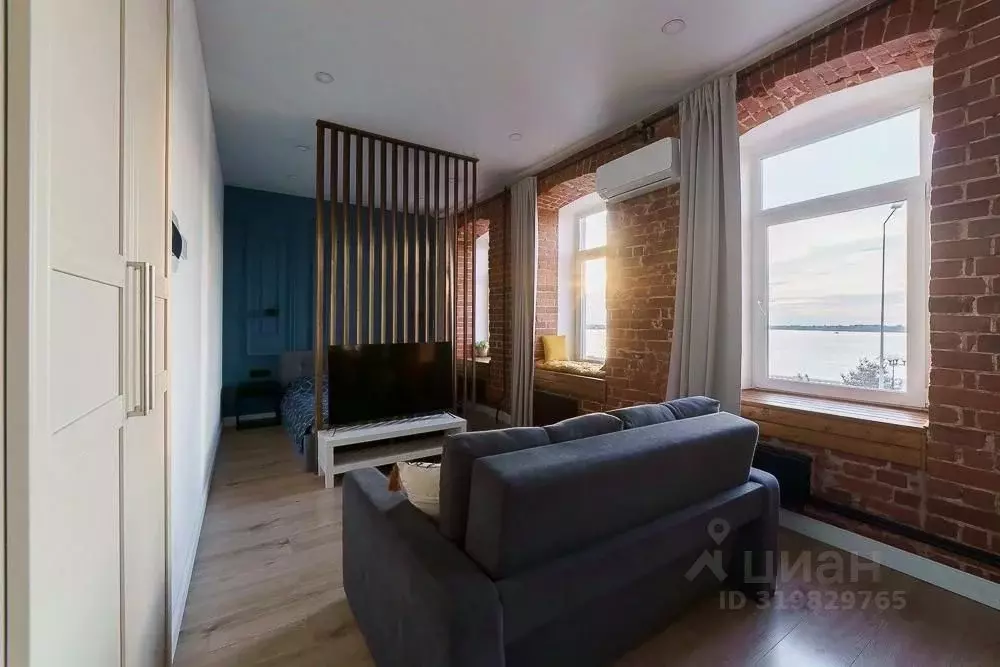 1-к кв. Нижегородская область, Нижний Новгород Нижне-Волжская наб., 1 ... - Фото 1