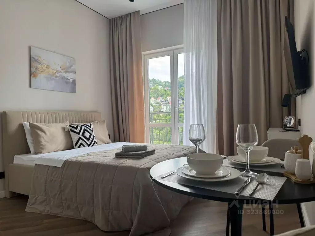 Студия Краснодарский край, Сочи ул. Искры, 88к8 (27.0 м) - Фото 1