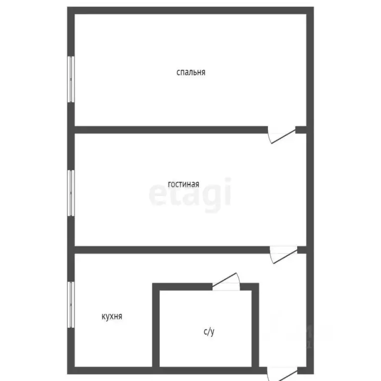 2-к кв. Иркутская область, Ангарск 93-й кв-л, 33 (40.9 м) - Фото 1