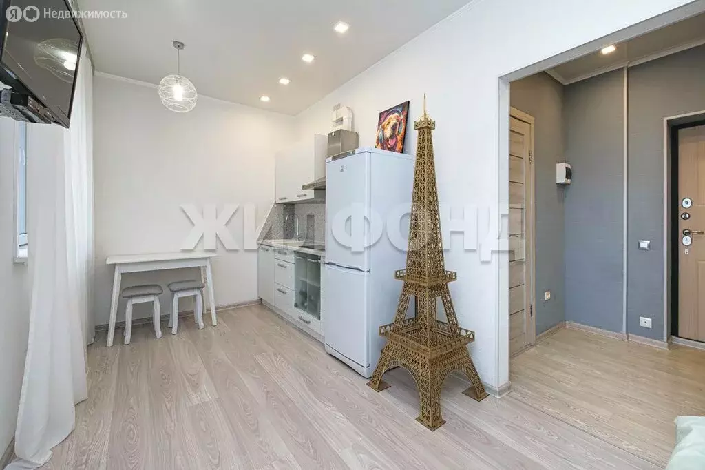 Квартира-студия: Новосибирск, Ленинский район, микрорайон Горский, 12 ... - Фото 1