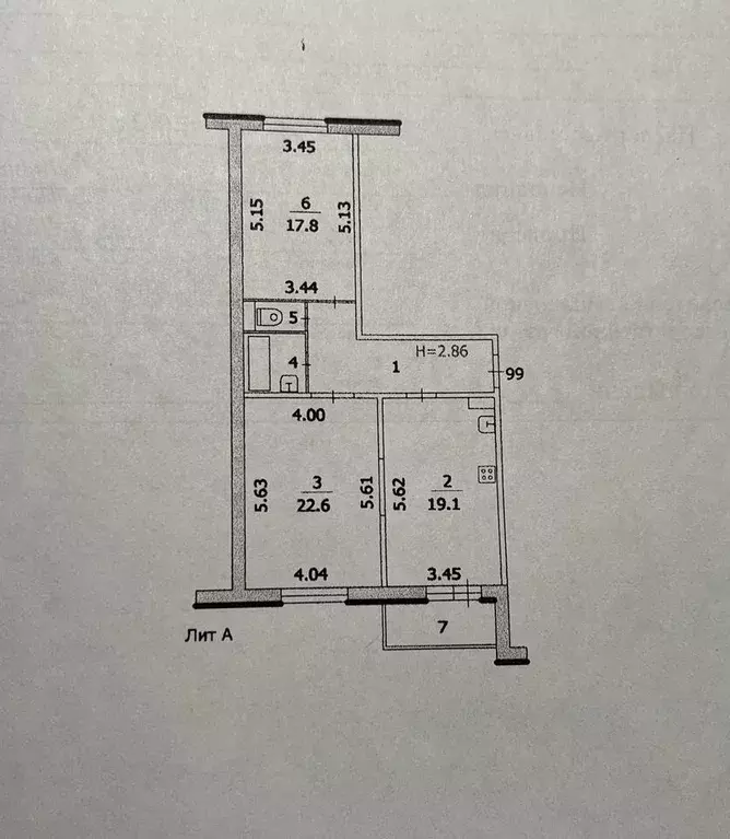 2-к кв. Московская область, Сергиев Посад ул. 1-я Рыбная, 92 (77.0 м) - Фото 1