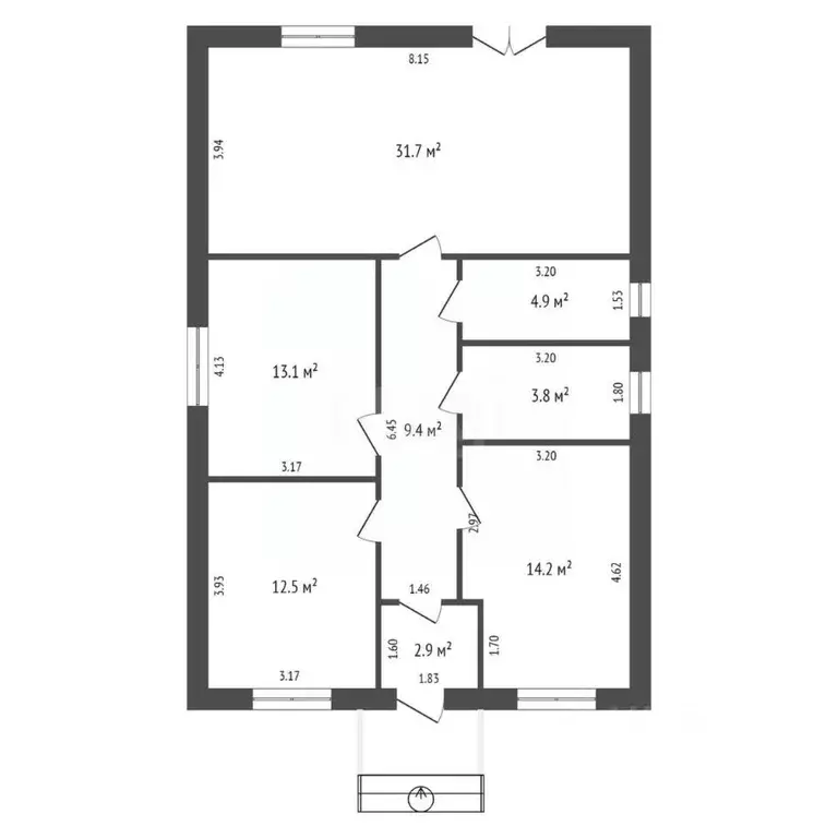 Дом в Ростовская область, Мясниковский район, Краснокрымское с/пос, ... - Фото 2