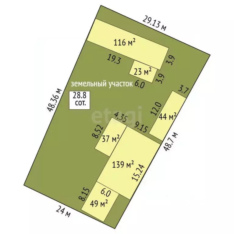 Склад в Крым, Кировский район, с. Журавки ул. Школьная, 6А (359 м) - Фото 2