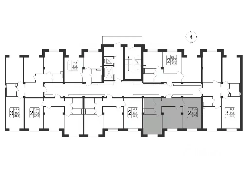 2-к кв. Воронежская область, Воронеж ул. Загоровского, 5/4 (57.2 м) - Фото 1